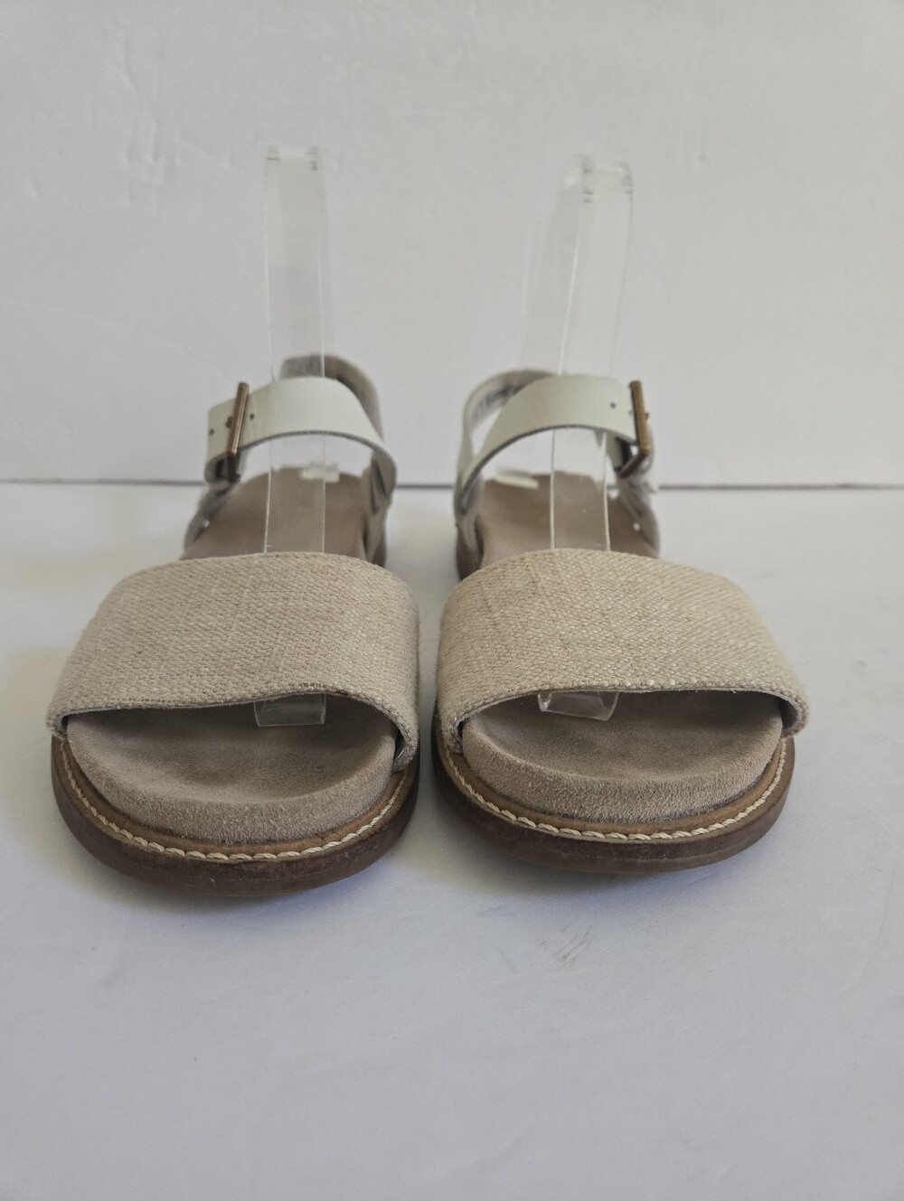 Clarks Corsio Strap Flat Sandals Taupe Size 6.5 - Picture 5 of 12